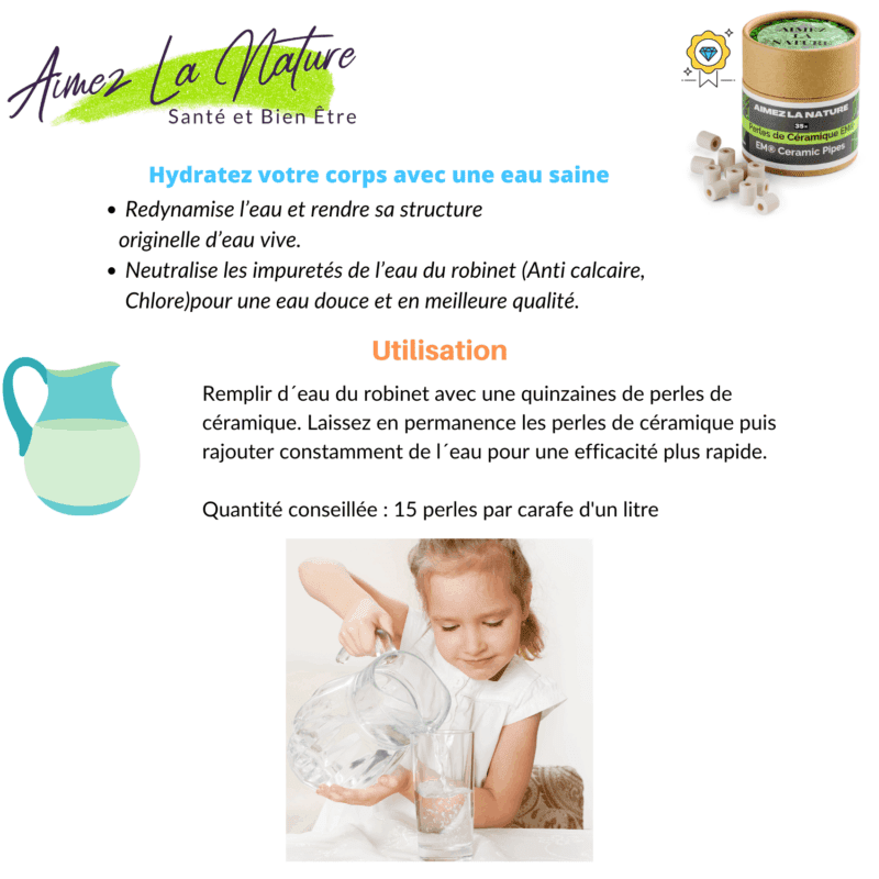 Perles de Céramique EM® Pack 100 - Aimez la Nature - Aimez La Nature Perles de Céramique EM® Pack 100 - Aimez la Nature