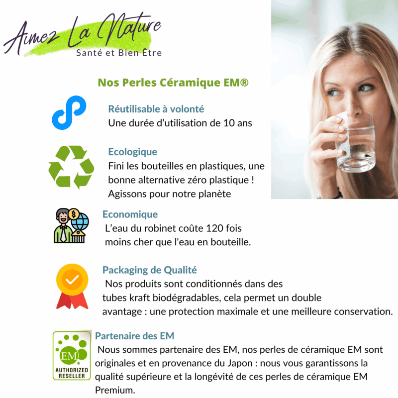 Perles de Céramique EM® Pack 55- Aimez la Nature - Aimez La Nature Perles de Céramique EM® Pack 55- Aimez la Nature