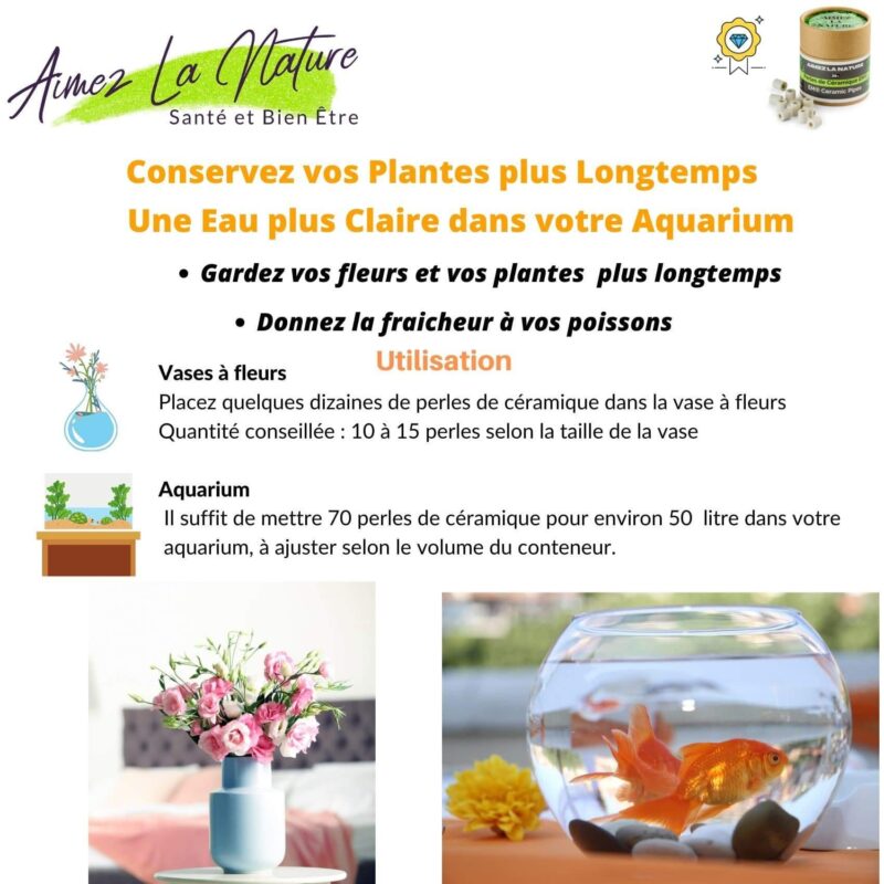 Perles de Céramique EM® Pack 55- Aimez la Nature - Aimez La Nature Perles de Céramique EM® Pack 55- Aimez la Nature