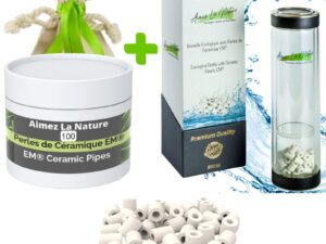 Acceuil 4 Offre Pack 100 Perles de Céramique et Gourde Ecologique Filtrante avec Perles de Céramique EM®- Aimez la Nature - Aimez La Nature Offre Pack 100 Perles de Céramique et Gourde Ecologique Filtrante avec Perles de Céramique EM®- Aimez la Nature