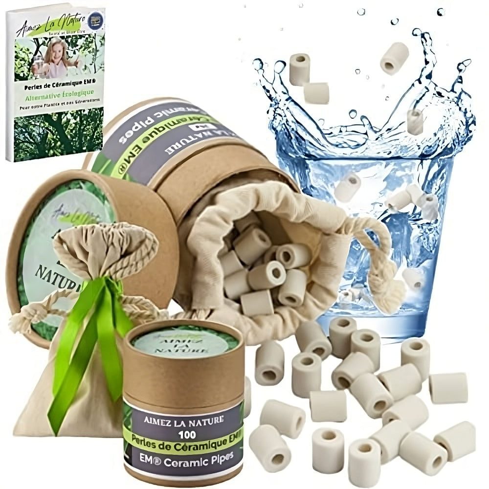 Perles de Céramique EM® Pack 100 - Aimez la Nature 11 aimer la nature
